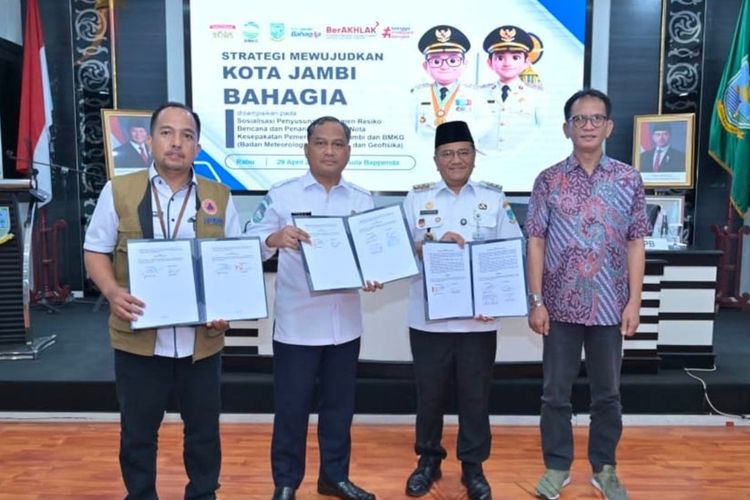 Menuju Kota Tangguh, Pemkot Jambi Susun Dokumen Kajian Risiko Bencana