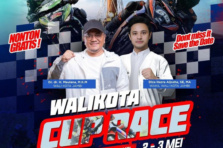 GRATIS! 500 Rider Bakal Panaskan Wali Kota Cup Race 2026 di Jambi, Ini Jadwalnya