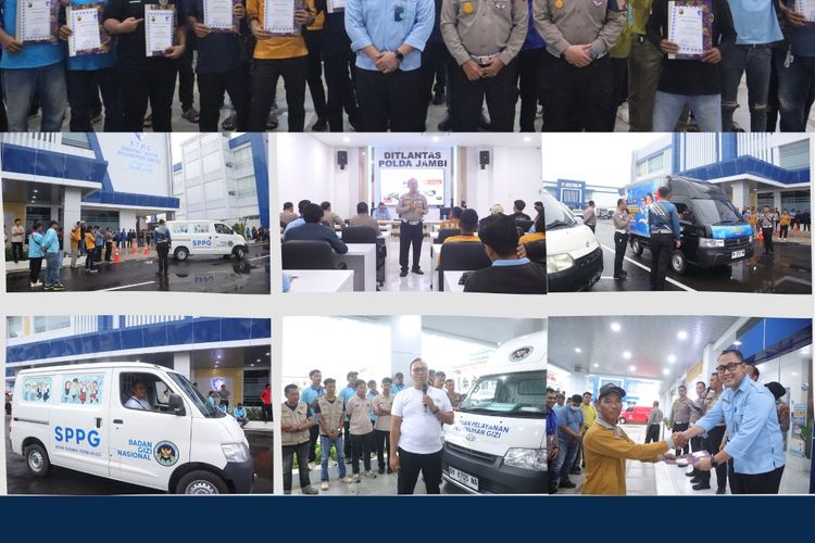 50 Sopir SPPG Digembleng Ditlantas Polda Jambi, Distribusi MBG Dikawal Ketat