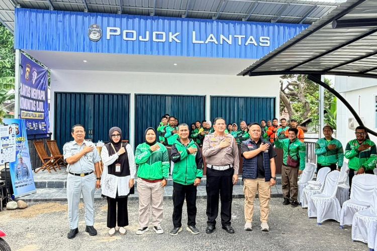  Ditlantas Polda Jambi Gandeng Komunitas Ojol, Perkuat Barisan Pelopor Keselamatan di Jalan Raya