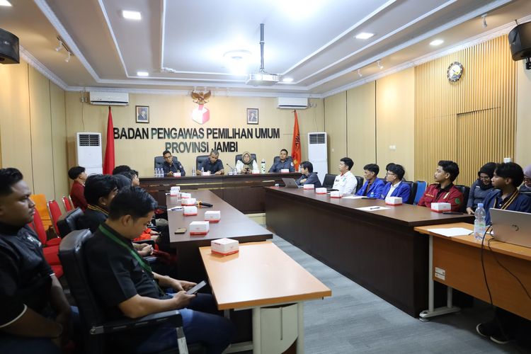 Bawaslu Jambi Libatkan OKP dan BEM Evaluasi Pemilu 2024, Siapkan Rekomendasi Menuju 2029
