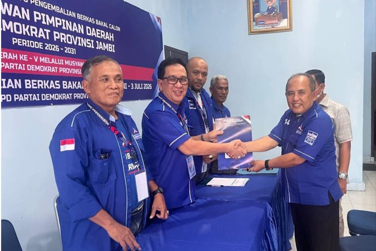 Diwakili Saipudin, Muhammad Zen Ambil Formulir Bakal Calon Ketua Demokrat Jambi