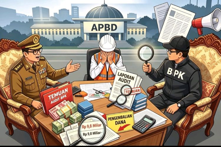 Kontraktor Nakal Diultimatum, Al Haris Gandeng Jaksa Kejar Temuan BPK Rp9,8 Miliar