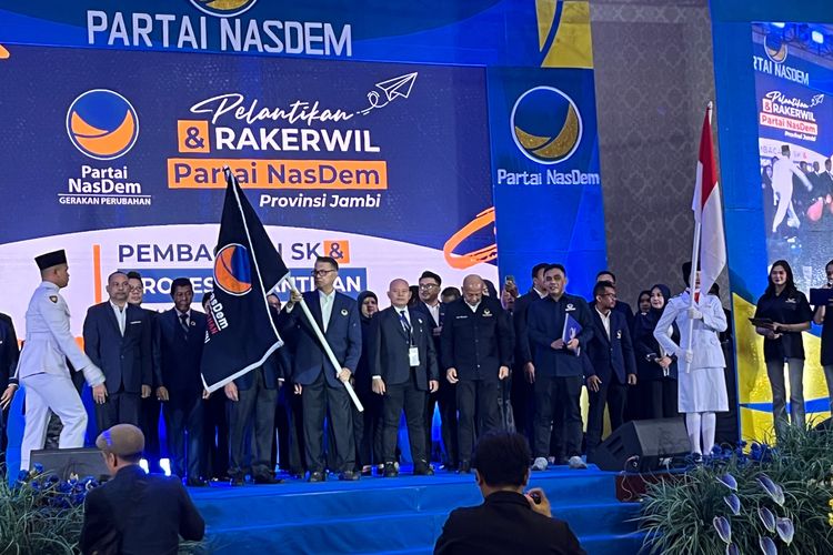 Syarif Fasha Resmi Pimpin NasDem Jambi 2024-2029, Target Pimpinan DPRD