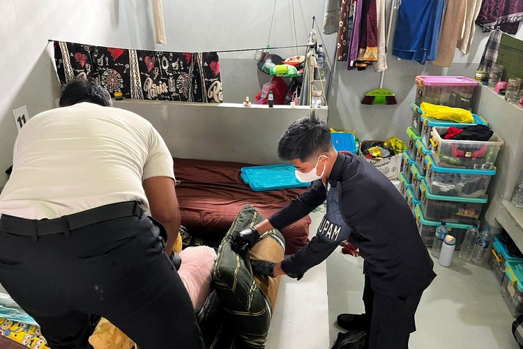 Lapas Jambi Perketat Keamanan, Petugas Sisir Blok Hunian dan Tes Urine WBP