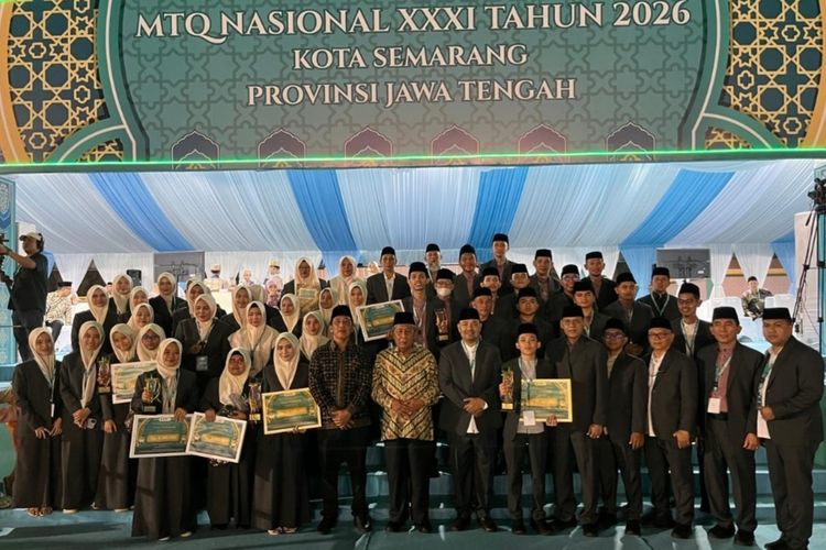 Raih Tujuh Prestasi, Kafilah Jambi Finis di Peringkat 13 Nasional