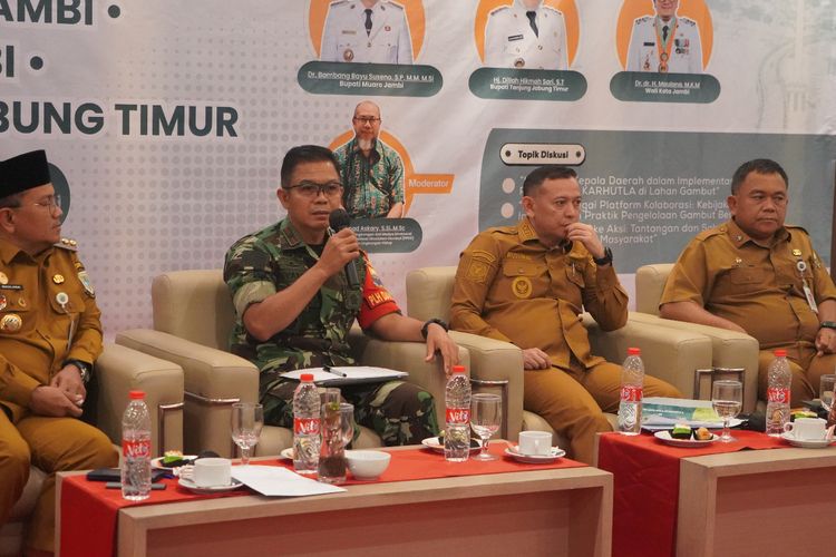 Danrem 042/Gapu: Perkuat Sinergi Perlindungan Ekosistem Gambut Jambi