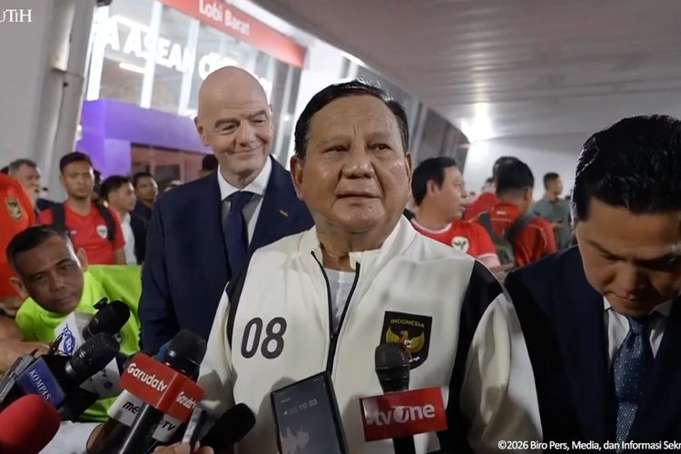Timnas Indonesia Juara, Prabowo Soroti Semangat Pantang Menyerah