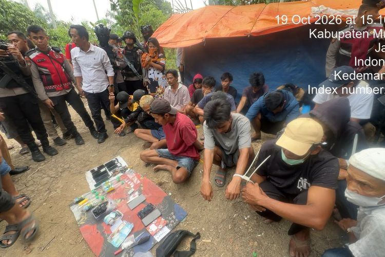 Polda Jambi Amankan 20 Orang dalam KRYD Narkoba