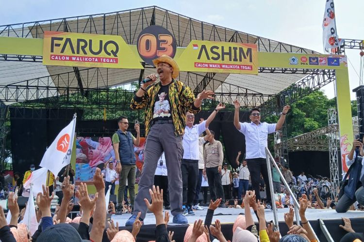 Cuti Kampanye! Anggota DPR RI Agung Widyantoro dan Abdul Fikri Faqih Jadi Jurkam Paslon Wali Kota dan wakil Wali Kota Tegal Faruq - Ashim 