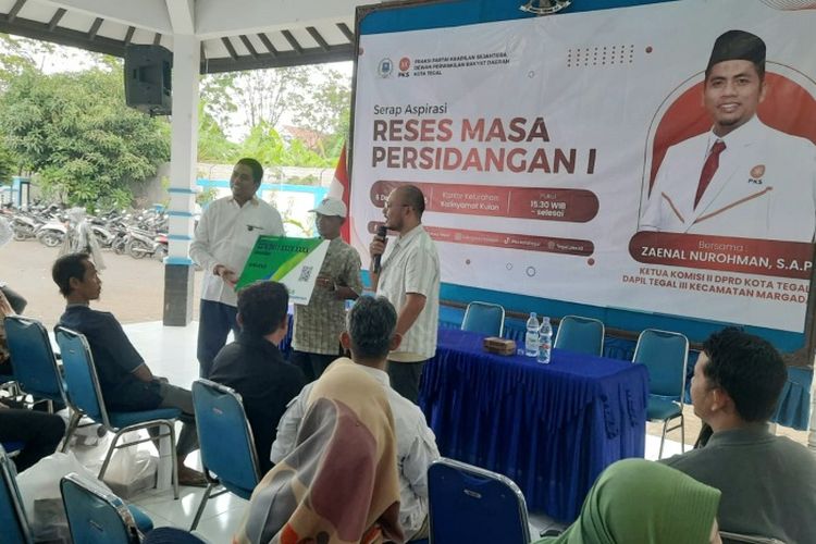 Reses DPRD Kota Tegal, Ketua Komisi 2 Zaenal Nurohman Dorong Jaminan Sosial bagi Pekerja Nonformal