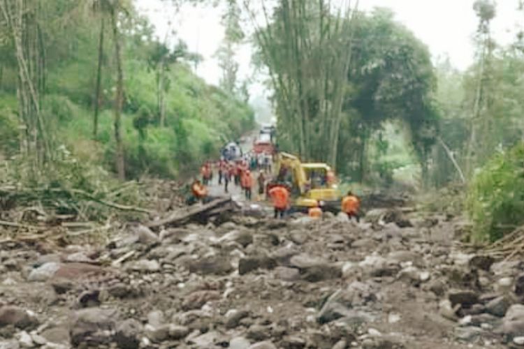 Banjir Bandang Terjang Pemukiman di Lereng Gunung Merbabu