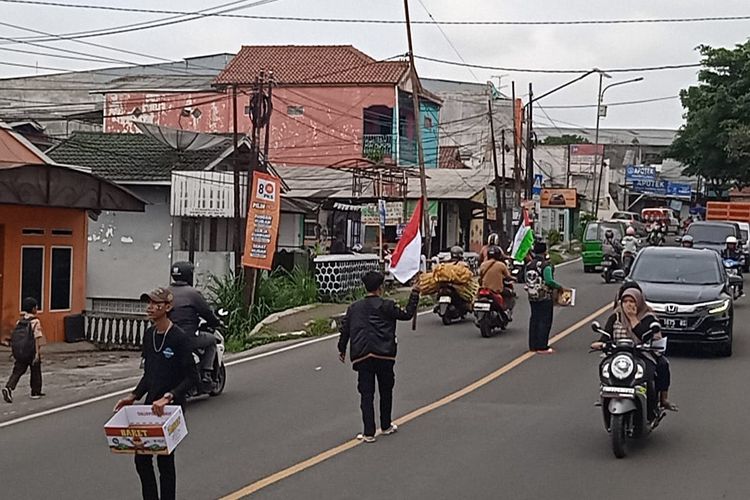 Galang Donasi Bela Palestina Warga Karangtengah Gunungpuyuh Sukabumi 
