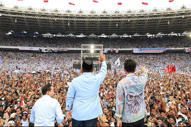 Kampanye Penutup Prabowo-Gibran di GBK 600 Ribu Warga Tumpah Ruah