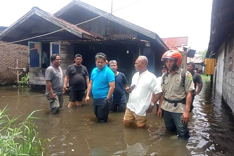Banjir Rob Terjang Medan 295 Rumah Terdampak 