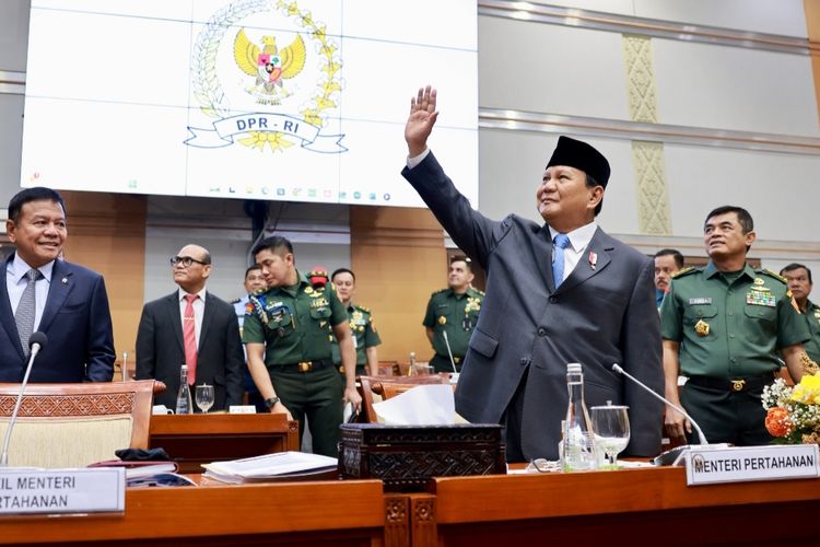 Prabowo Subianto Pamit di Rapat Terakhir dengan DPR : Tugas Lebih Besar Menunggu Kita