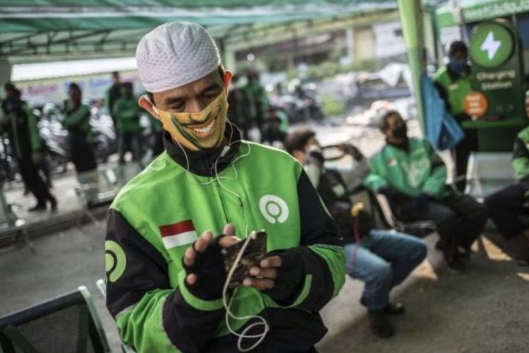 Pengemudi Gojek Dibagi THR! Tertinggi Dapet Rp 900 Ribu