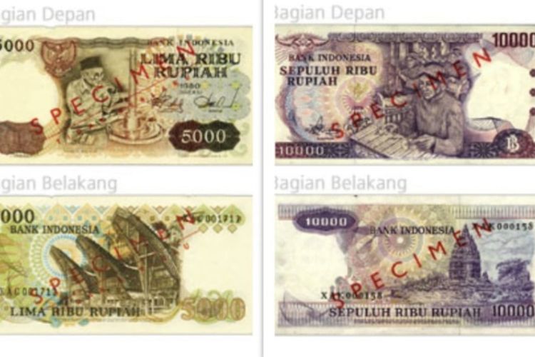 Ini Daftar Lengkap 4 Uang Kertas Rupiah yang Ditarik BI dari Peredaran