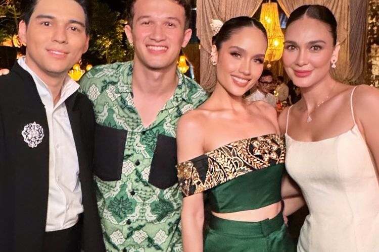 Simpel Namun Elegan, Intip Gaya Serba Hijau Cinta Laura di Pernikahan Luna Maya