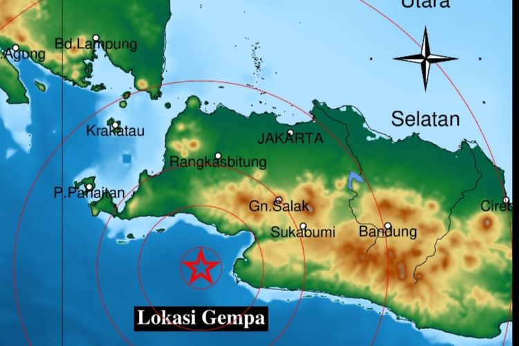 Gempa Terkini Guncang Sukabumi Banten dan Sekitarnya