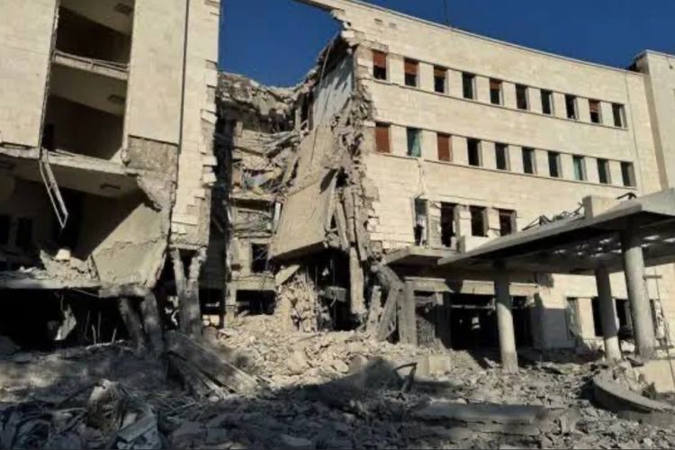 Serangan Israel Guncang Damaskus, Kementerian Pertahanan Suriah Hancur Dibombardir