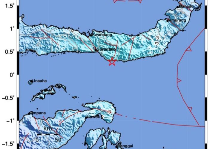 Gempa Terkini M5,3 Guncang Bone Bolango Gorontalo
