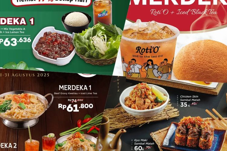 Kuliner Merdeka! Berikut 11 Promo Makanan & Minuman Spesial HUT RI ke‑80