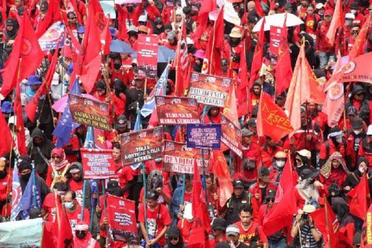 Demo 28 Agustus: Buruh Tolak PHK dan Desak Kenaikan PTKP Jadi Rp 7,5 Juta