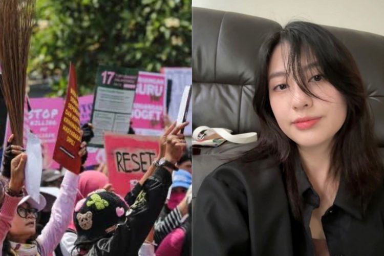 Abigail Limuria Pimpin Aksi Demo 4 September di DPR, Sampaikan 17+8 Tuntutan Rakyat