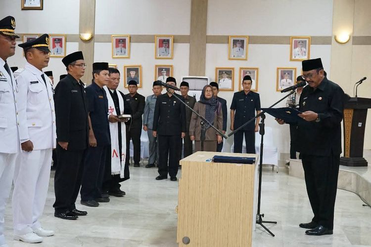 Asep Japar Lantik 293 Pejabat, Inilah Nama Kadis Pemkab Sukabumi