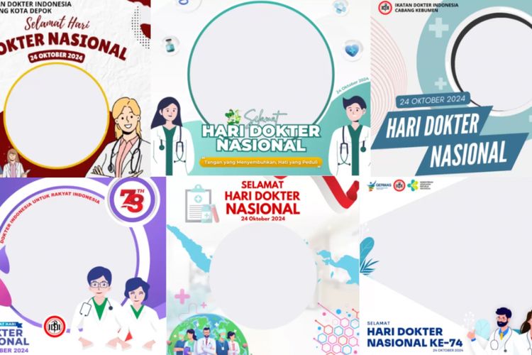 Twibbon Hari Dokter Nasional 2025: 15 Link untuk Dukungan dan Apresiasi Dokter