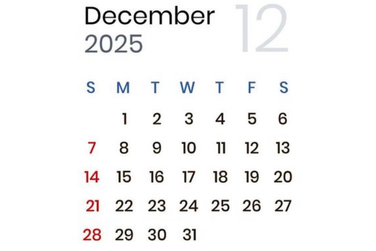 Libur Akhir Tahun Segera Tiba: Catat Tanggal Pentingnya!