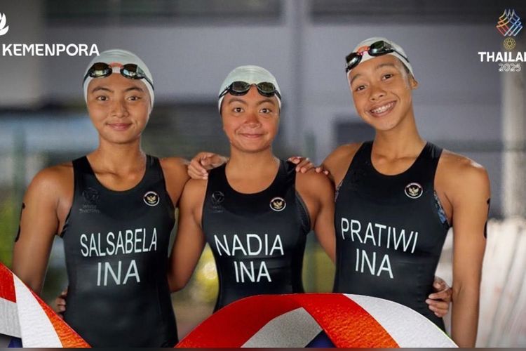 Triathlon Indonesia Borong Tiga Emas pada SEA Games Thailand 2025