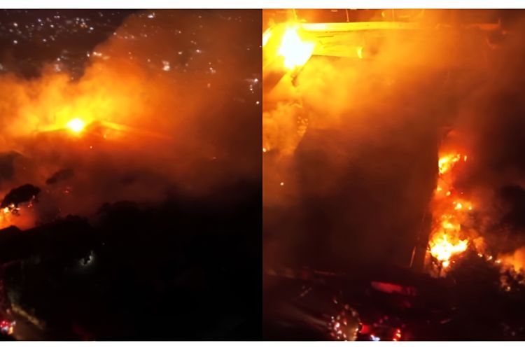 Damkar Bekasi Kerahkan 100 Personel Padamkan Kebakaran SPBE, Tangki Elpiji 50.000 Kg Berhasil Diamankan