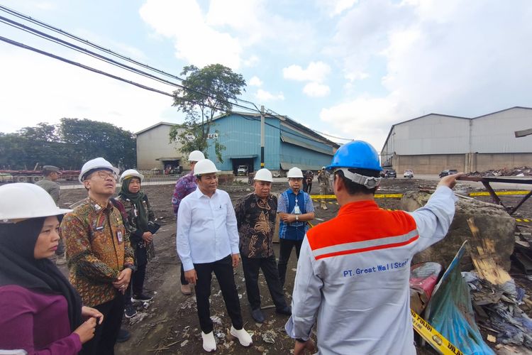 Tinjau Lokasi Ledakan di Waru, Bupati Subandi Tekankan Pentingnya BPJS Ketenagakerjaan bagi Seluruh Karyawan