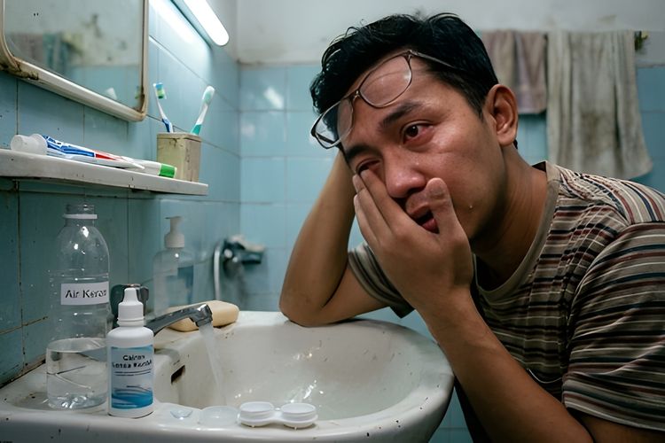 Peringatan Dokter Mata: Jangan Pakai Air Keran untuk Softlens, Ini Dampak Fatalnya!