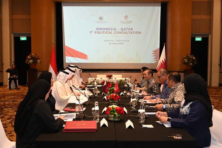 Indonesia dan Qatar Gelar Konsultasi Politik Perdana, Sepakati Strategic Dialogue Tahun 2026 ini