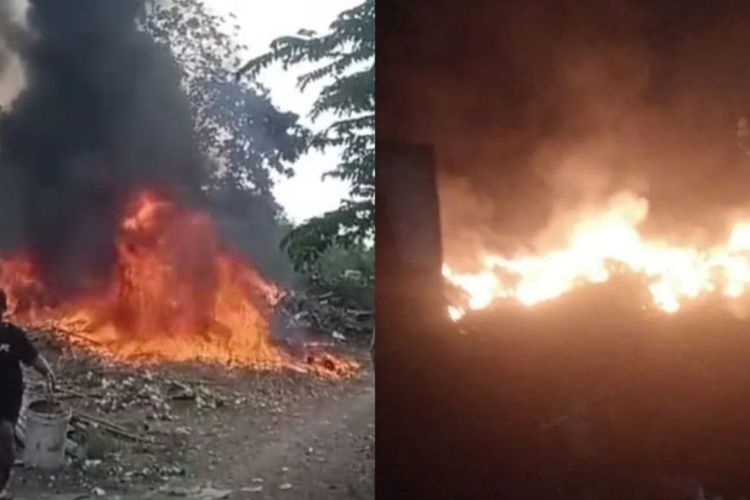 Viral Dugaan Pembakaran Sampah SPPG di Kudus, Warga Keluhkan Asap dan Api Dekat Permukiman
