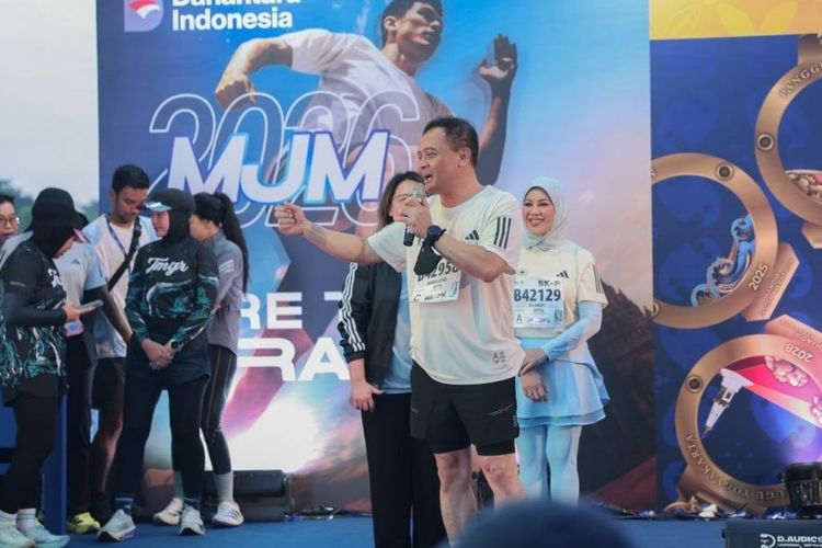 Gubernur Jateng Ahmad Luthfi, Bakar Semangat 10.200 Pelari di Mandiri Jogja Marathon 2026