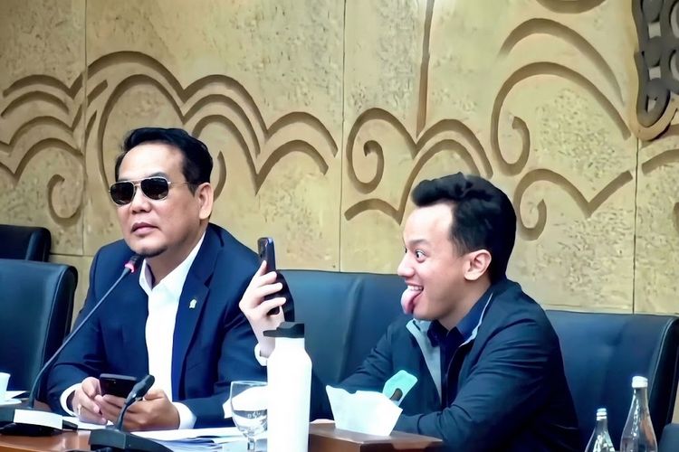 Viral Moreno Soeprapto Video Call Sambil Julurkan Lidah Saat Rapat DPR, Begini Klarifikasinya