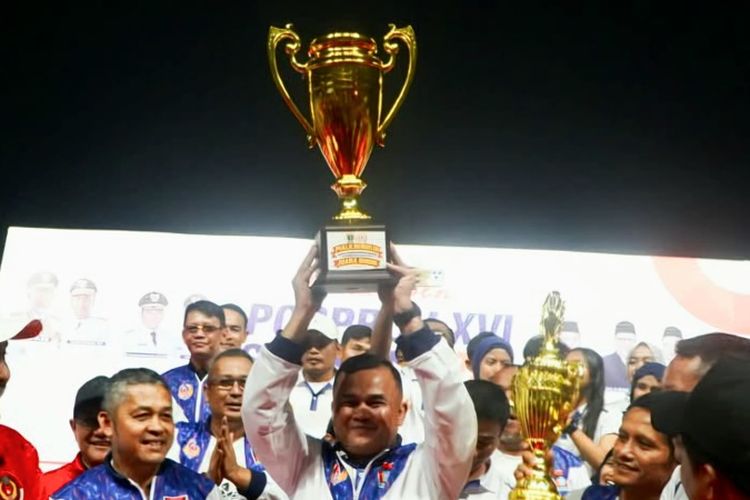 Kota Padang Juara Umum Porprov Sumbar 2026, Raih 261 Medali Emas