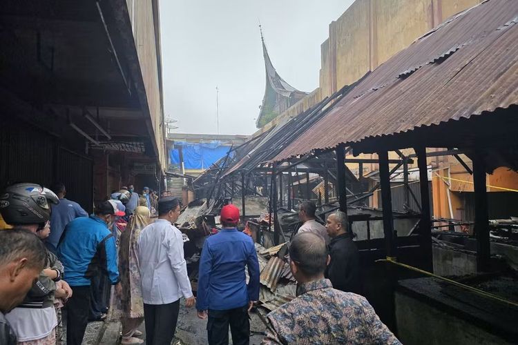 Los Batiah Pasar Payakumbuh Terbakar, Warga Diimbau Tak Terpancing Spekulasi