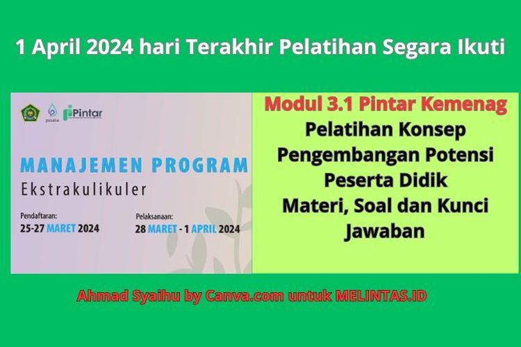 Soal Dan Kunci Jawaban Pelatihan PINTAR Kemenag Materi Anti Perundungan ...