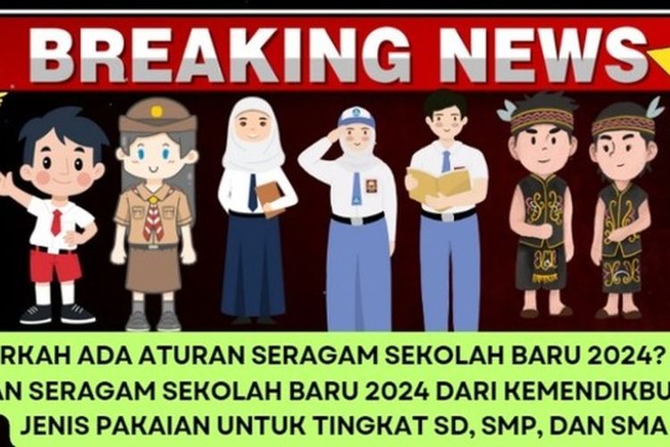 Ini Ketentuan Baru Seragam SMA Dan SMK. Model, Warna Dan Atributnya ...