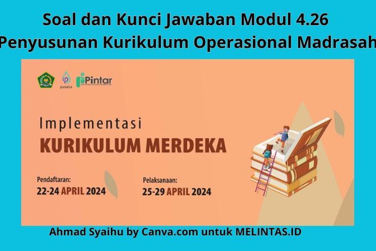 Soal Dan Kunci Jawaban Modul 3.9 Pintar Kemenag Materi : Aplikasi ...