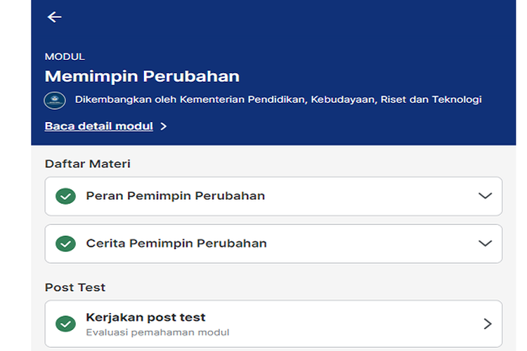 Contoh Soal Dan Kunci Jawaban Post Test Modul Pelatihan Mandiri PMM ...