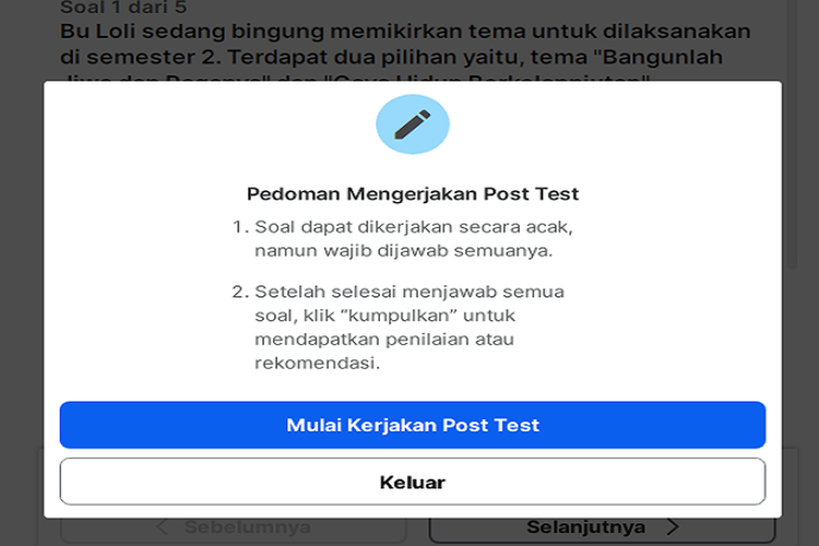 Soal Dan Kunci Jawaban Post Test Modul 4 Diskusi Tindak Lanjut Seri ...