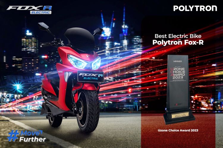 POLYTRON Fox-R Raih Gelar Best Electric Bike di Uzone Choice Award 2023