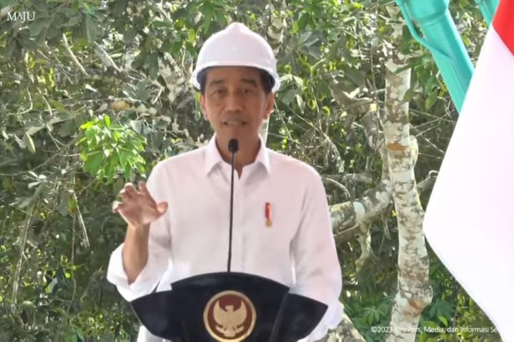Presiden Jokowi Resmikan Pembangunan Gedung Kodim di Ibu Kota Nusantara