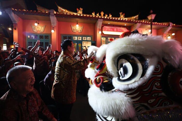 Prabowo Hadiri Perayaan Imlek Kadin, Jadi Cerminan Pemimpin Pelindung Semua Agama dan Etnis, Bagaimana Pandangan Islam?